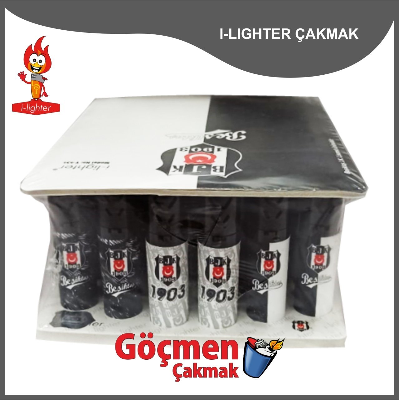 İ-LİGHTER Y-434 ÇAKMAK TURBO BJK*30AD