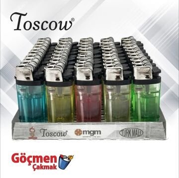 Toscow  Şeffaf siboplu mini çakmak
