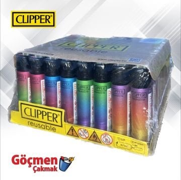 Clipper Yuvarlak Siboplu Taşlı Micro Çakmak