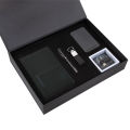 5068 Siyah Hediyelik Set - Powerbank - Defter - Kalem - Anahtarlık - USB Seti