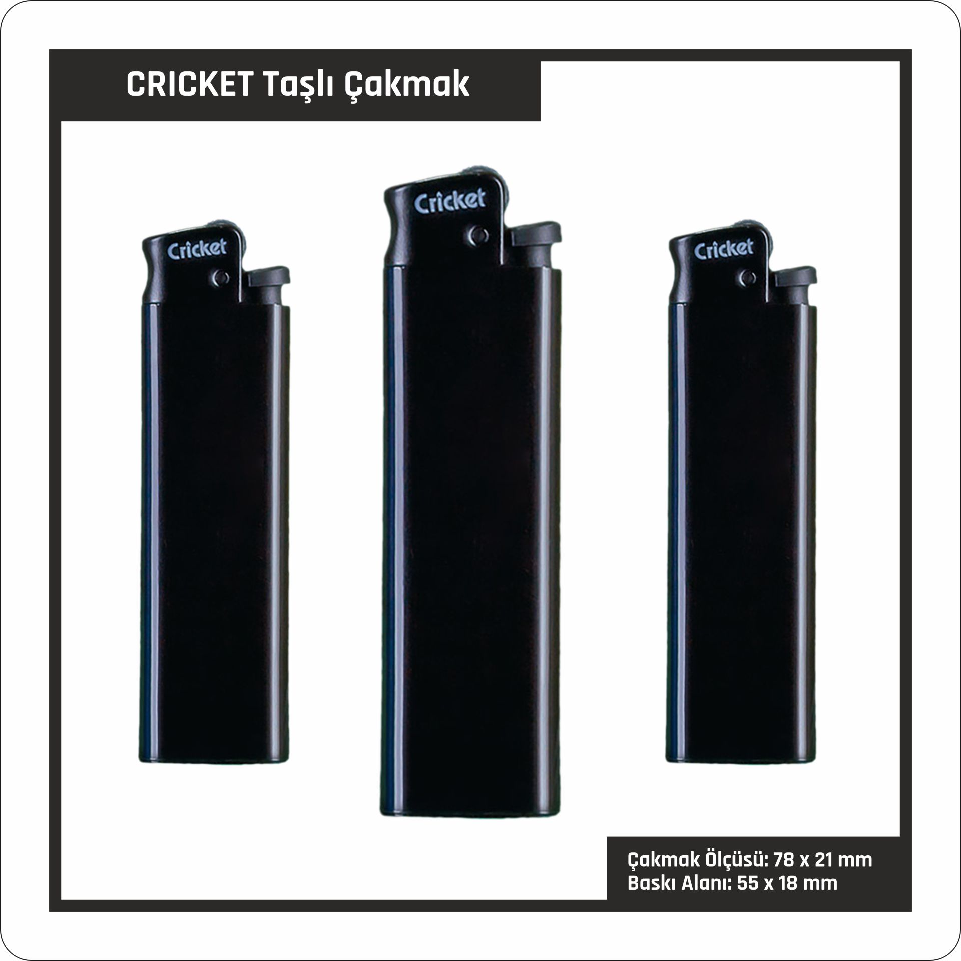 CRICKET TAŞLI ÇAKMAK