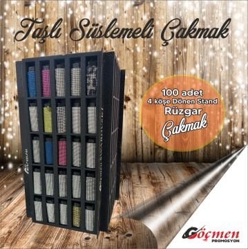 Taşlı Süslemeli Çakmak