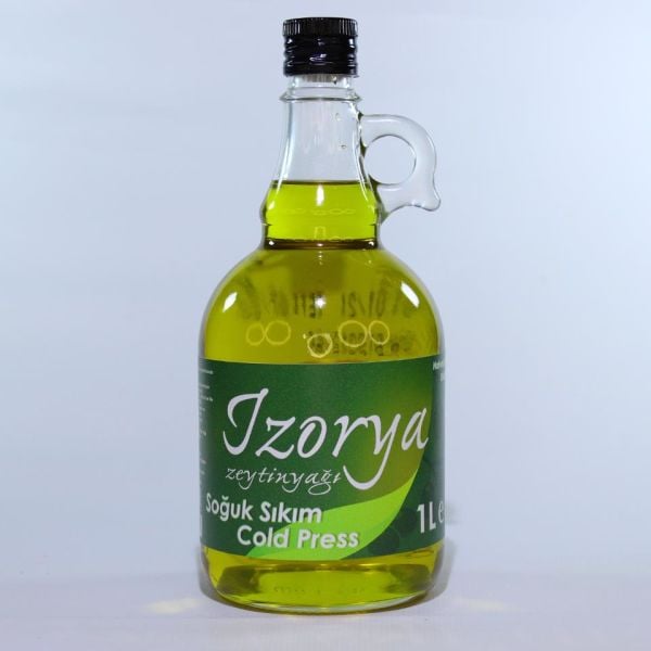 izorya Soğuk Sıkım Sızma Mut Zeytinyağı 1L Galon