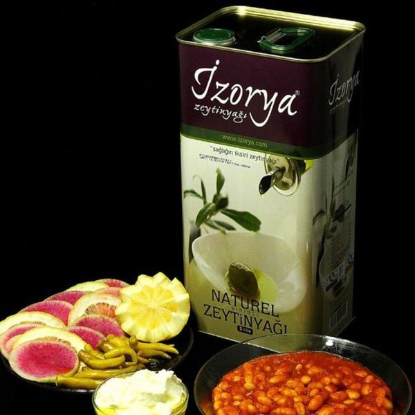 izorya Soğuk Sıkım Natürel Birinci Mut Zeytinyağı 5 L