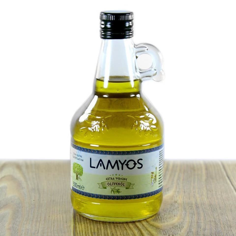 Lamyos İhracat Fazlası Mut Zeytinyağı 500 ml Kulplu Şişe