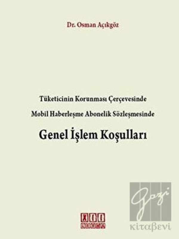 Genel İşlem Koşulları