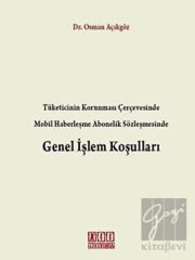 Genel İşlem Koşulları