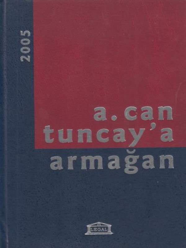 A. Can Tuncay’a Armağan