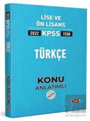 Data KPSS Lise ve Ön Lisans Türkçe Konu Kitabı  2022