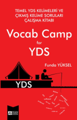 Temel YDS Kelimeleri ve Çıkmış Kelime Soruları Çalışma Kitabı Vocab Camp for YDS (Roman Boy)