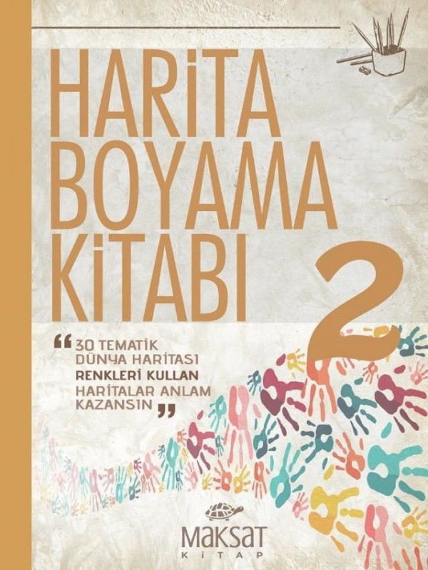 HABOKİ - Harita Boyama Kitabı - Dünya 2