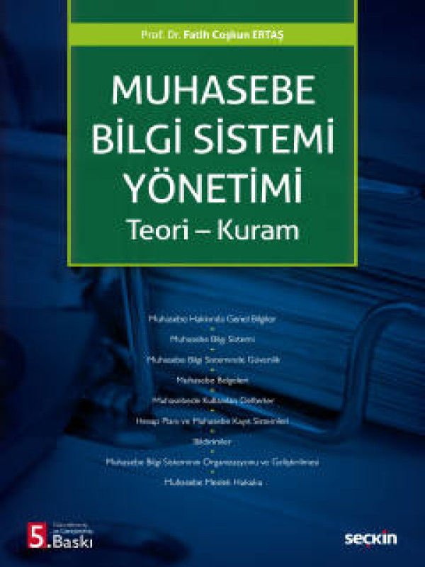 Muhasebe Bilgi Sistemi Yönetimi Teori – Kuram