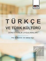 Türkçe ve Türk Kültürü Dersi Etkinlik Uygulamaları