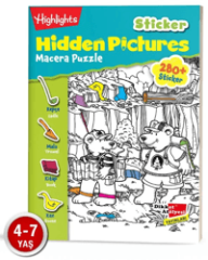 Sticker Hidden Pictures Macera Puzzle (Tek Kitap)