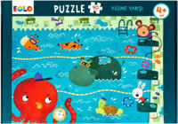 40 Parça Yer Puzzle – Yüzme Yarışı