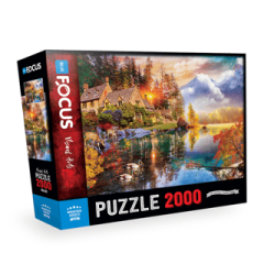 2000 Parça Puzzle - Mountain Houses (Dağ Evleri)