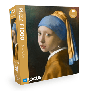 1000 Parça Puzzle - Girl With a Pearl Earring (İnci Küpeli Kız)