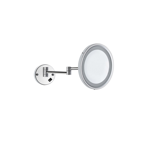 Bauboss LED Işıklı Mafsallı Makyaj ve Tıraş Aynası (Pirinç)