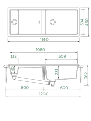 SCHOCK  - Prepstation - Granit Eviye