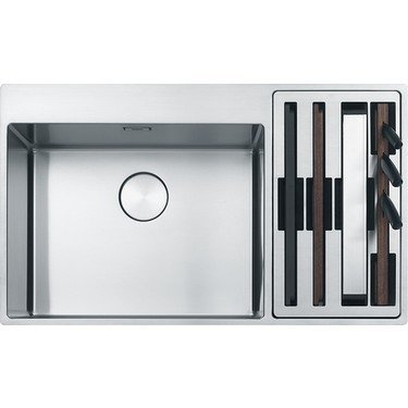 FRANKE BOX CENTER BWX 220-54-27 PASLANMAZ ÇELİK TEZGAH ÜSTÜ YADA TEZGAHA SIFIR EVYE