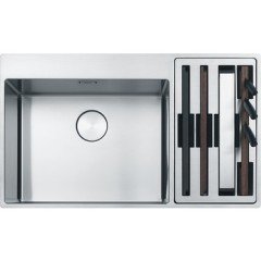 FRANKE BOX CENTER BWX 220-54-27 PASLANMAZ ÇELİK TEZGAH ÜSTÜ YADA TEZGAHA SIFIR EVYE
