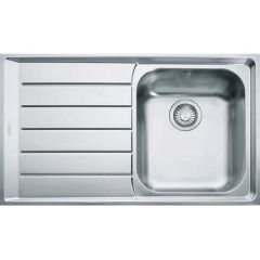 FRANKE NEPTUN SLİMTOP NEX 211 PASLANMAZ ÇELİK SOL DAMLALIKLI TEZGAH ÜSTÜ VEYA TEZGAHA SIFIR EVYE