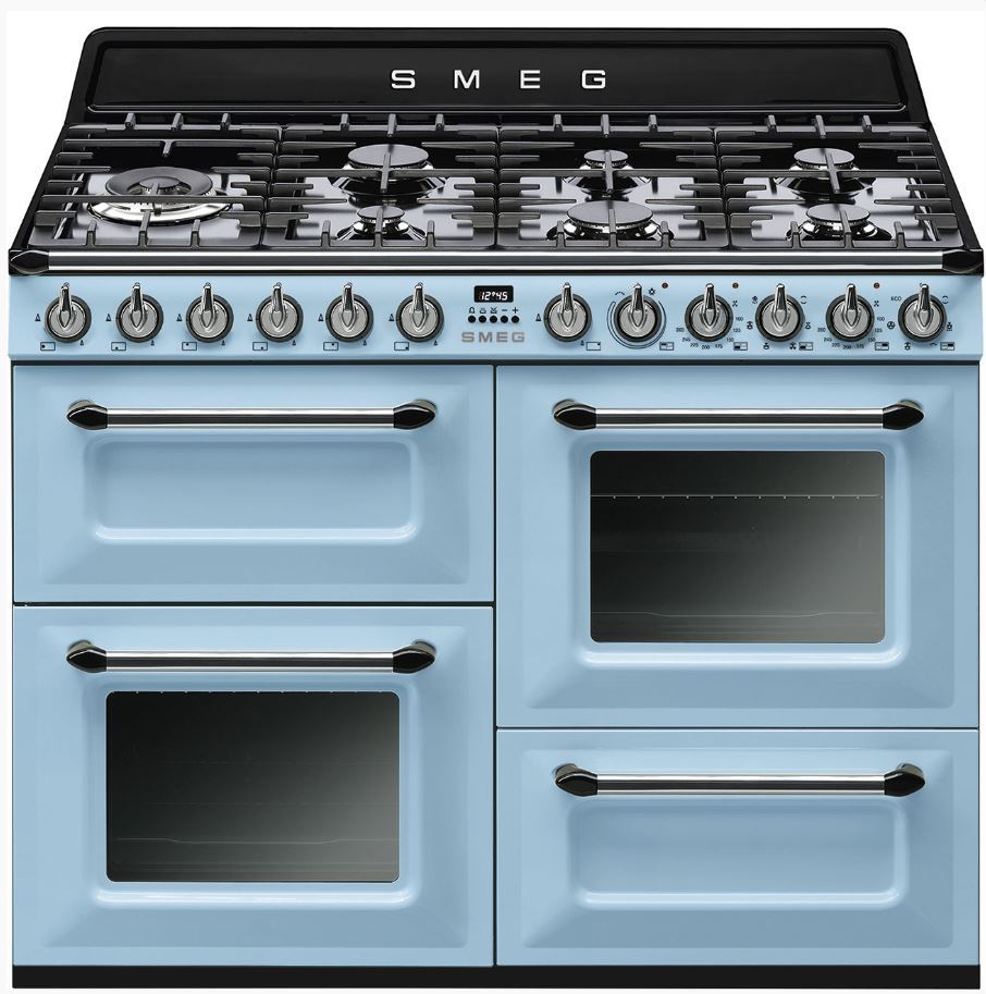 Smeg Victoria Kuzine Fırın Renk : Pastel Mavi