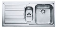 FRANKE - ÇELİK EVİYE LOGİCALİNE - TEZGAH ÜSTÜ LLX 651 SOL