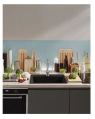 FRANKE - GRANİT EVİYE MARİS - TEZGAH ÜSTÜ MRG 610-52 MATT BLACK
