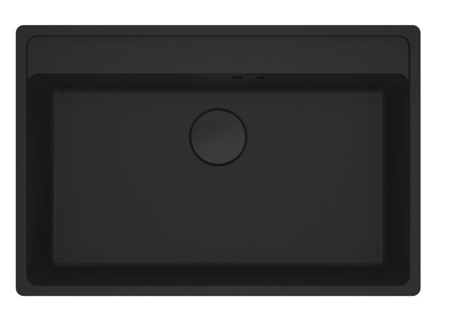 FRANKE - GRANİT EVİYE MARİS -  TEZGAH ÜSTÜ MRG 610-72 MATT BLACK