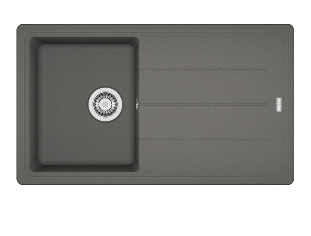 FRANKE -  GRANİT EVİYE BASİS - TEZGAH ÜSTÜ BFG 611-86 STONE GREY