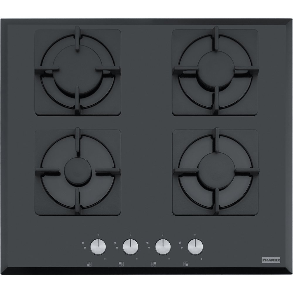 FRANKE NEW SQUARE FHNS 604 4G BK C CRİSTALLO NERO CAM OCAK-SİYAH