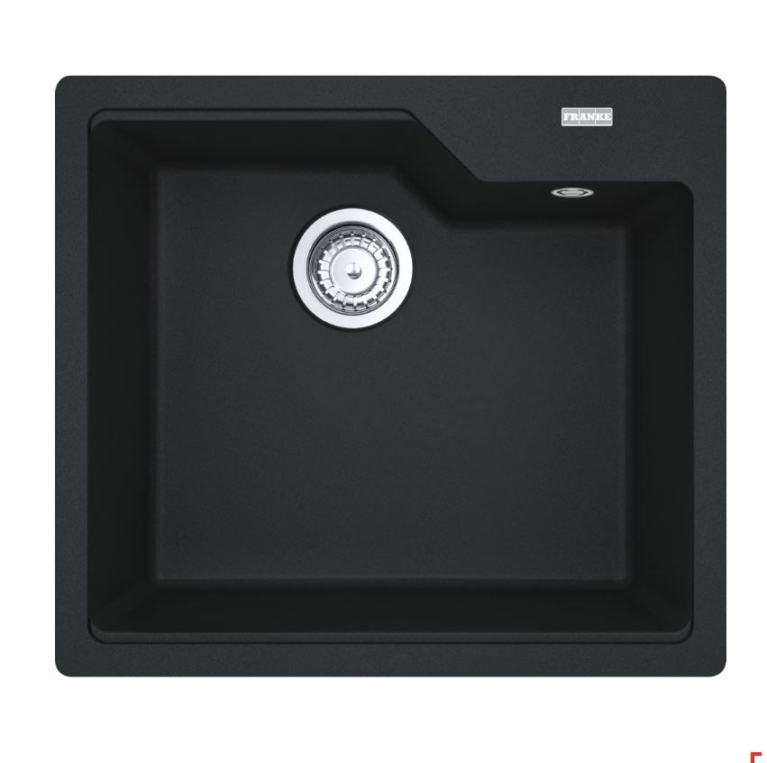 FRANKE - GRANİT EVİYE URBAN - TEZGAH ÜSTÜ UBG 610-56 NERO
