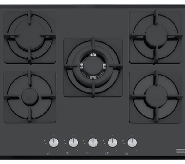 FRANKE NEW SQUARE FHNS 705 4G TC BK C CRİSTALLO NERO CAM OCAK