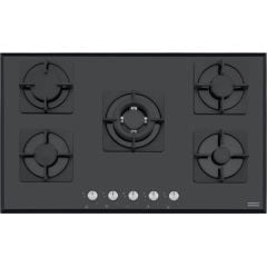 FRANKE NEW SQUARE FHNS 905 4G TC BK C CRİSTALLO NERO CAM OCAK-SİYAH