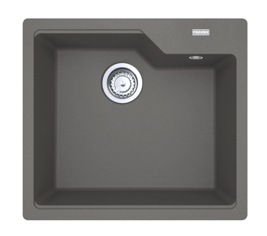 FRANKE -  GRANİT EVİYE URBAN - TEZGAH ÜSTÜ UBG 610-56 STONE GREY