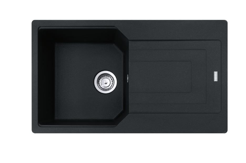 FRANKE - GRANİT EVİYE URBAN - TEZGAH ÜSTÜ UBG 611-86 NERO