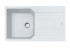 FRANKE - GRANİT EVİYE URBAN - TEZGAH ÜSTÜ UBG 611-86 BİANCO