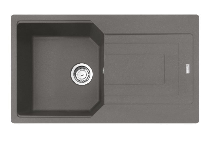 FRANKE - GRANİT EVİYE URBAN - TEZGAH ÜSTÜ UBG 611-86 STONE GREY