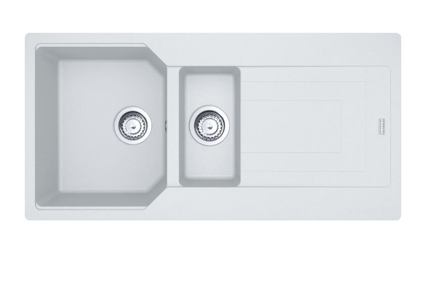 FRANKE - GRANİT EVİYE URBAN -  TEZGAH ÜSTÜ UBG 651-100 BİANCO