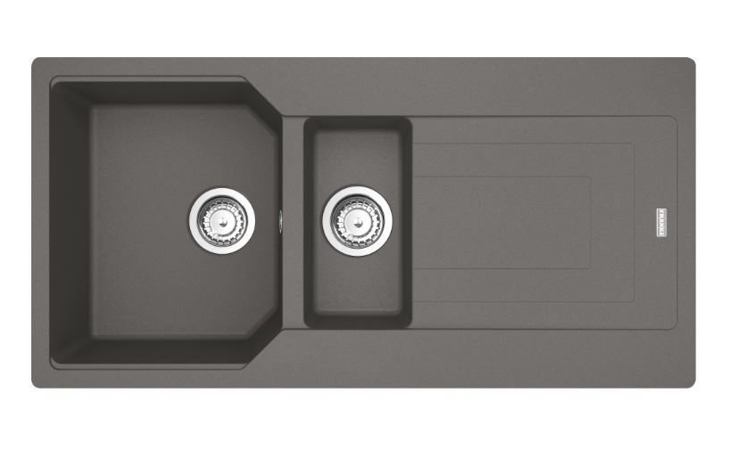 FRANKE - GRANİT EVİYE URBAN -  TEZGAH ÜSTÜ UBG 651-100 STONE GREY