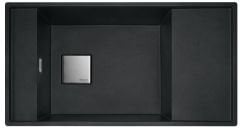 FRANKE - GRANİT EVİYE  FRESNO - TEZGAH ÜSTÜ FSG 611-88 NERO