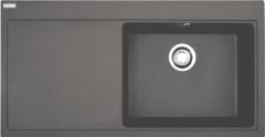 FRANKE - GRANİT EVİYE MYTHOS - TEZGAH ÜSTÜ MTG 611-100 SOL STONE GREY