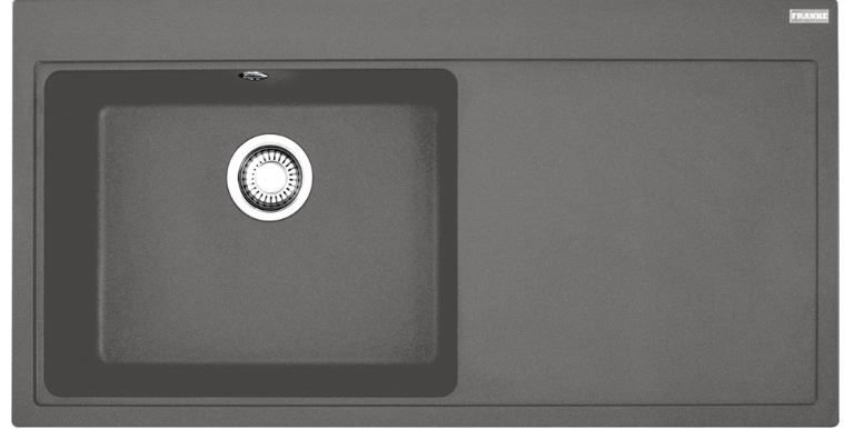 FRANKE - GRANİT EVİYE MYTHOS - TEZGAH ÜSTÜ MTG 611-100 SAĞ STONE GREY