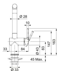 FRANKE - ACTİVE PLUS DOCCİA 2.0 BATARYA - SAHARA
