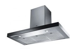 FRANKE CRYSTAL FCR 925 I TC BK XS LED SİYAH 90 CM ADA DAVLUMBAZ