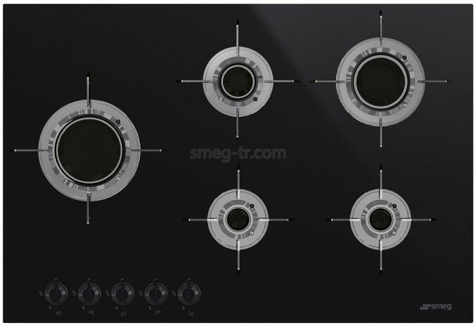 Dolce Stil Novo Siyah Cam Seramik Gazlı Ocak 75 cm