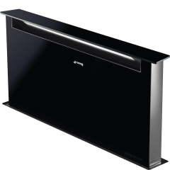 Dolce Stil Novo SiyahCam Tezgaha Entegre Davlumbaz 90 cm