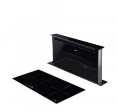 Dolce Stil Novo SiyahCam Tezgaha Entegre Davlumbaz 90 cm