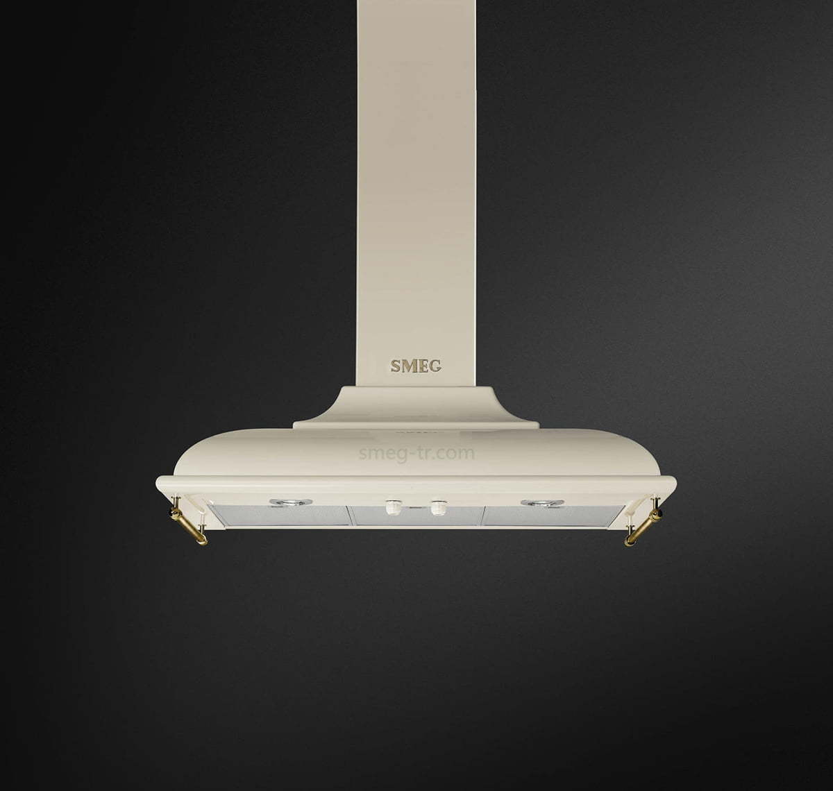 Cortina Tasarım Serisi Krem/Rustik Davlumbaz 90 cm